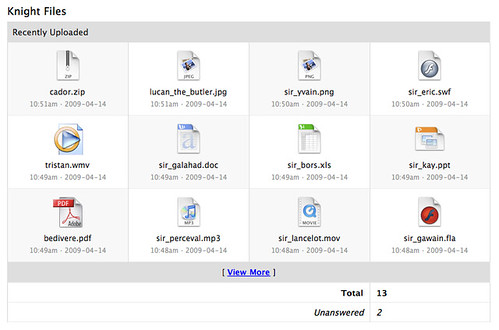File Upload Field Chart