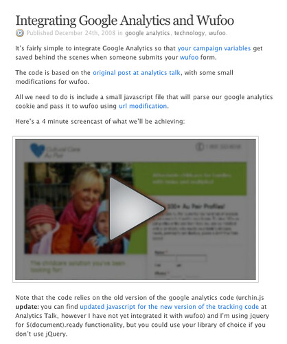 How to Integrate Google Analytics with Wufoo