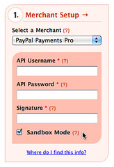 Sandbox Mode for Payment Integration