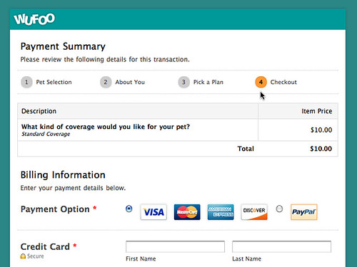 Payment Page Now in Pagination