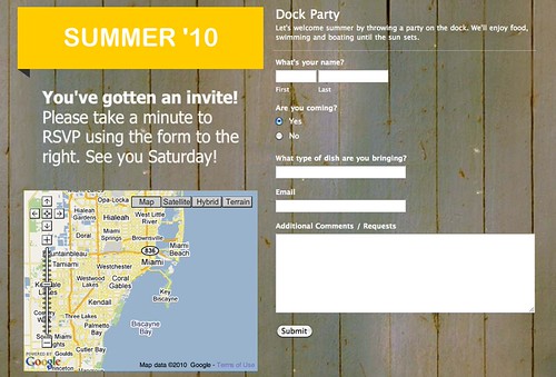 Wufoo form integrated into a Wix created website.