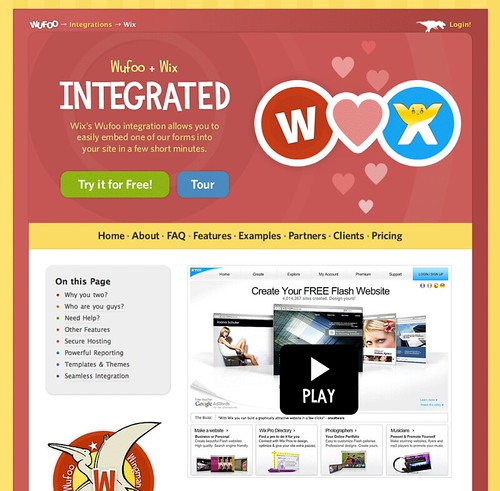 Wufoo Loves Wix