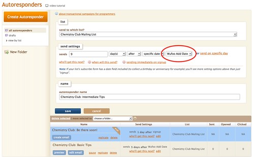 MailChimp Autoresponder