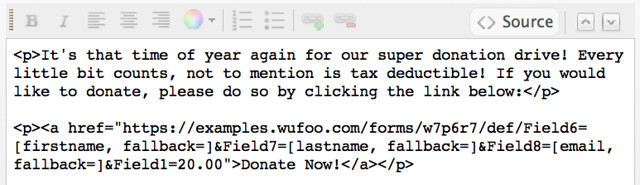 Campaign Monitor HTML Link