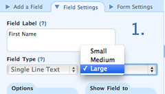 Large Field Size