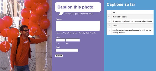 Photo Caption Contest Demo