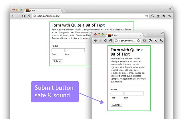 Safe Submit Button