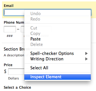 Inspect Element