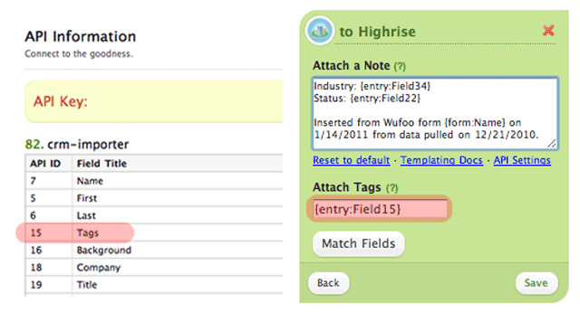 Templating a Wufoo Tag